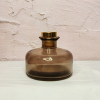 Flacon rond vide de parfum de maison, nouveau Design, diffuseur de roseaux noirs, bouteille en verre 150ml 200ml, bouteille cosmétique avec liège à vendre