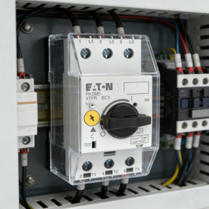Interruttore di protezione motore Eaton PKZM0-6,3, certificazione UL/CE, 2,2 KW, 4-6,3 A, terminali a vite, per circuiti di macchine utensili - Product Image 5