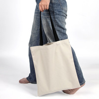 # Sac en toile promotionnel en coton, 12 oz, 40 cm x 34 cm, avec poignée contrastante