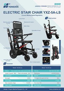 Silla de ruedas eléctrica portátil superventas, altura de respaldo ajustable, silla eléctrica para escalar escaleras, pista extraíble, Venta caliente del - Product Image 2