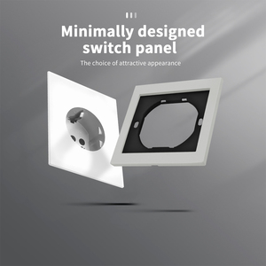 เต้ารับติดผนัง WESA 16A 1 ช่อง แบบยุโรป Schuko ดีไซน์หรูหราทันสมัย - Product Image 2