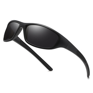 Gafas de Ciclismo Personalizadas para Hombre, Gafas de Sol Polarizadas UV400, Gafas Deportivas Resistentes al Viento para Exteriores, Lentes Negras TAC - Product Image 1