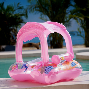 Bouée gonflable géante pour enfants avec volant, motif voiture, pour jeux aquatiques - Product Image 2