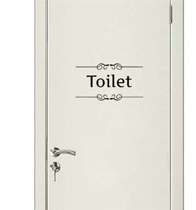 Autocollants <span class=keywords><strong>muraux</strong></span> en PVC, personnalisés, décoration <span class=keywords><strong>de</strong></span> maison, <span class=keywords><strong>WC</strong></span>, <span class=keywords><strong>salle</strong></span> <span class=keywords><strong>de</strong></span> bains, entrée, panneau <span class=keywords><strong>de</strong></span> porte, autocollants - Product Image 1