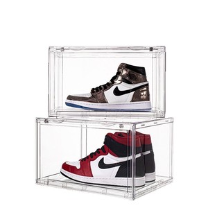 Sneaker <b>Storage</b> <b>Box</b> Transparent Acrylic Stackable Shoe Organizer Display Rack For Toys And Shoes Desktop Use - Product Image 5
