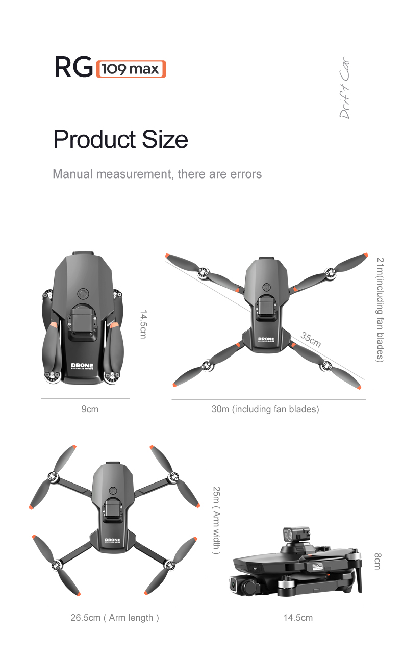 RG109 MAX - RC Drone, RG109 MAX - RC