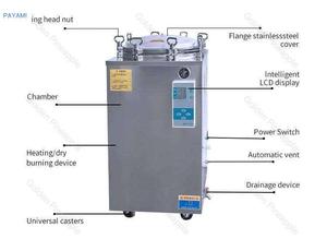 Autoclave vertical 35L 50L 100L pour la stérilisation des aliments en conserve et la transformation des <span class=keywords><strong>champignons</strong></span>, idéal pour les applications industrielles de retortage - Product Image 2