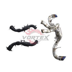 Tubos de Escape Catback de Alto Rendimiento Vortex, Acero Inoxidable Pulido Espejo de 1.5 mm para McLaren 570S 2015+ - Product Image 2