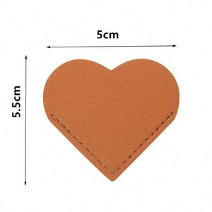 Wholesale Promotional <b>Gifts</b> Leather Heart <b>Bookmarks</b> Cute <b>Bookmarks</b> for Book Lovers - Product Image 2