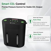 Kit générateur de CO2 pour aquarium, système intelligent à double chambre, réservoir pour plantes |   Contrôleur de pression en plastique 1L à sortie CO stable JY JY-500PRO