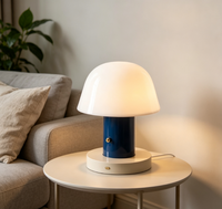 Lampe de table vintage nordique de luxe abordable pour chambre à coucher, décoration et ambiance salon, lampe champignon