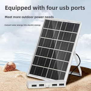 <span class=keywords><strong>Panneau</strong></span> <span class=keywords><strong>solaire</strong></span> USB LOXENY 6W 5V 180x270mm, efficacité 21%, chargeur de téléphone portable et de batterie externe pour extérieur - Product Image 2