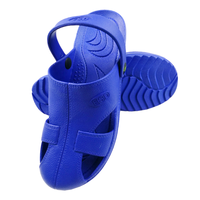 Sandalias Antiestáticas Transpirables Tipo Cruzado ESD, Protección Antipolvo, PU SPU, Suela Gruesa y Suave, Duraderas