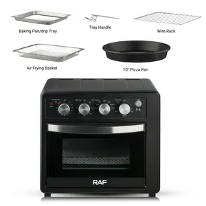 Multifungsi Kapasitas Besar 32L Listrik Meja Pemanggang Pizza Oven Baking Smart Oven dengan Timer Grill