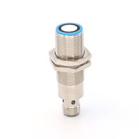 Sensor Jarak Ultrasonik Kronz M18 dengan Selongsong Berulir, Rentang 50-500mm yang Dapat Disesuaikan, Output NPN/PNP, Peringkat IP67
