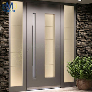 Puerta Frontal Metálica Prefabricada con Recubrimiento en Polvo Duradero - Product Image 1