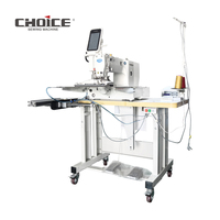 Machine à coudre industrielle automatique à point noué GC-2210R-J, construction en métal robuste pour la couture de ceintures de pantalons et de plusieurs types de vêtements