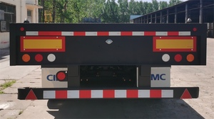 Rimorchio CIMC Usato per Terreni Pianeggianti, 40-100 Tonnellate, 3-4 Assi, 40ft 45ft, per Container in Acciaio, con Sospensioni Pneumatiche, Finitura Elettroforetica+Polvere KTL - Product Image 3