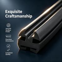 Bande d'étanchéité universelle en caoutchouc Xinhong pour voiture, étanche à l'eau et à la poussière, profil creux, longueur personnalisée, joint d'étanchéité EPDM pour porte, fenêtre, coffre et capot