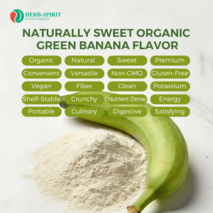 Personnalisez vos étiquettes OEM ODM Poudre de <span class=keywords><strong>banane</strong></span> verte séchée par pulvérisation Amidon résistant de qualité supérieure Poudre de <span class=keywords><strong>banane</strong></span> verte - Product Image 3