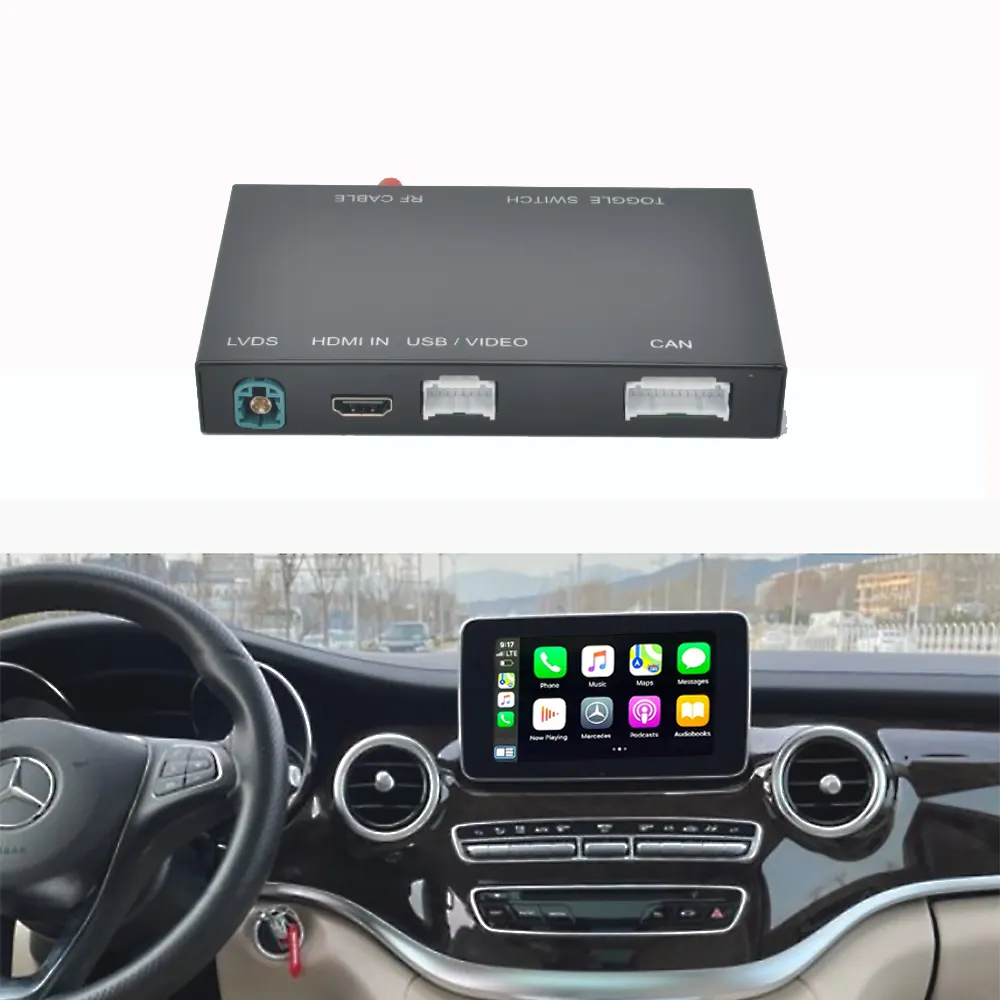 Radio inalámbrica para coche Mercedes Benz Clase V W447 2013-2018 Vito Viano, con Android, Mirror Link, AirPlay, Youtube, CarPlay