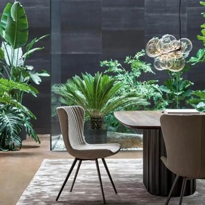 Đồ nội thất phòng ăn bàn ăn đặt ghế vải khai hoang Gỗ Tếch bàn ăn cũ phong cách cổ điển bàn ăn gỗ rắn - Product Image 3