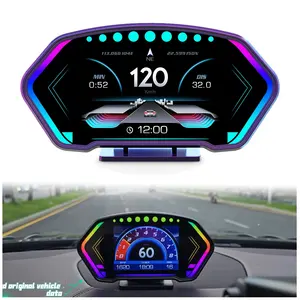 2023 mới nhất OBD2 Meter Đo Kỹ Thuật Số tốc độ hiển thị GPS xe đầu lên HUD hiển thị P3 tự động thiết bị điện tử OBD xe