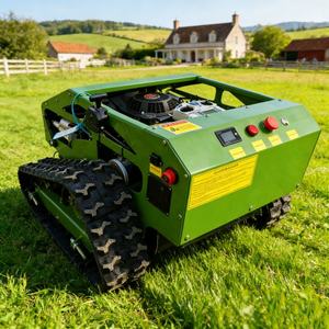 Robot <span class=keywords><strong>tondeuse</strong></span> à gazon automatique à chenilles de qualité industrielle et DIY, télécommande intelligente, largeur de coupe de 550 mm <span class=keywords><strong>pour</strong></span> l'agriculture et les jardins - Product Image 3