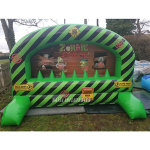 Structure gonflable économique Zombie Strike avec cibles de tir, mur de tir <span class=keywords><strong>Nerf</strong></span> et jeu de tir à l'arc gonflable - Product Image 3