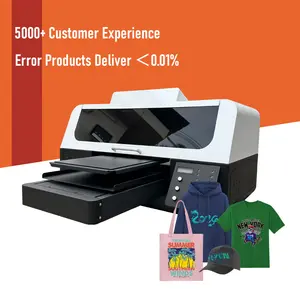 Pabrik impresora dtg layanan cetak a3 dtg printer 4 kepala XP600 t-shirt mesin cetak dtg I3200 printhead flatbed printer