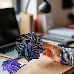 Juguete Sensorial Antiestrés de Plástico Impreso en 3D, Torre de Rábanos Expandible en Espiral, para Niños de 5 a 7 Años y Adultos con TDAH - Product Image 1