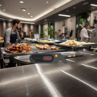 Termometer Dapur BBQ Digital WINYS YS108pro Tahan Lama, Lipat, Cepat Panas, Layar Lampu Latar Merah, Resolusi Tinggi 0.1°C