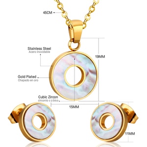 Best Selling Popular Stylish Women Ladies Girls Gold Plated Jewelry Set - Product Image 2