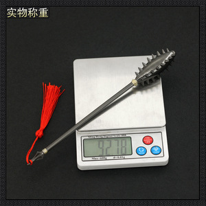 Accesorios de Cine <span class=keywords><strong>y</strong></span> Televisión Water Margin, Modelo de Arma de 22CM, Qin Ming Thunder Dance, Maza de Dientes de Lobo, Regalo para Niño, Adorno, Accesorio COS - Product Image 6