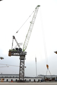 High Quality Rotary Arm Luffing Tower Crane with <b>Gear</b> <b>Motor</b> Bearing & Engine for Construction Use 3-100 Ton Capacity - Product Image 2