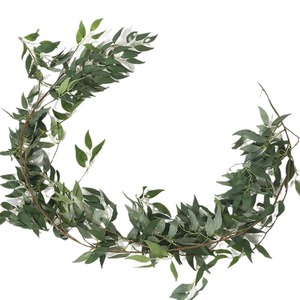Hojas y enredaderas artificiales de sauce, flores de seda para decoración de bodas, accesorios para fotografía de bodas y restaurantes de estilo nórdico - Product Image 5
