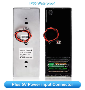 Sistem Kontrol Akses Pintu Masuk dengan Keypad Kode Nirkabel Ble, Aplikasi TTlock Pintar Tahan Air, dan Baterai Daya 5V