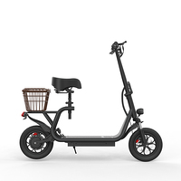 Scooter électrique SMD H6 600W, 45 km/h, autonomie de 25 à 50 km, scooter pliable 48V, charge élevée 180 kg, pneu de ville de 12 pouces
