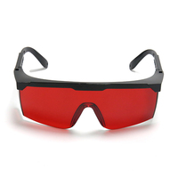 Lunettes de thérapie par la lumière rouge UV400, protection anti-lumière bleue, pour salon de beauté, clinique, relaxation, jeu vidéo