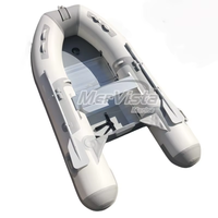 Bateau de pêche gonflable RIB pour 4 personnes, 3 m, plancher en aluminium, PVC, avec console centrale, garantie de 3 ans en option