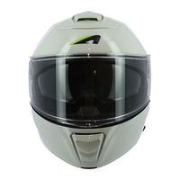 Casques ASTONE, garantie de qualité, gris clair, casque modulaire rétro à visière rabattable, modèle RT6F, taille XS-XXL, en fibre de verre, fabriqué en Chine, pour moto
