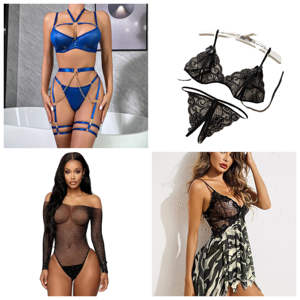 Nouveau femmes soutien-gorge chaud ensemble <span class=keywords><strong>de</strong></span> sous-vêtements sans entrejambe filet <span class=keywords><strong>de</strong></span> pêche <span class=keywords><strong>maillot</strong></span> <span class=keywords><strong>de</strong></span> <span class=keywords><strong>bain</strong></span> sous-vêtements transparents femmes Sexy Mature <span class=keywords><strong>bas</strong></span> - Product Image 6