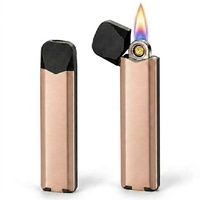 Briquet électronique tendance 2026 grande capacité (25 unités) style classique avec affichage LED et lumière RGB, livraison DDP Europe