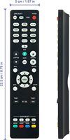 Télécommande RC-1244 RC1244 de remplacement compatible avec les récepteurs Denon AVR-S760H AVR-X1700H AVRS760H AVRX1700H