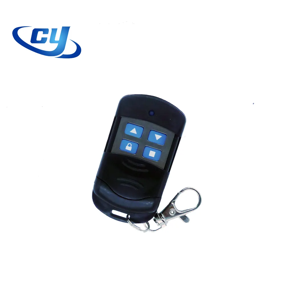 CYTX040 Plastic Key Ring Holder 4-Channel Garage Door EV1527 Universal Remote Control