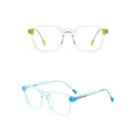 Gafas Ópticas de Acetato para Niños, Estilo Moderno y Personalizable, Monturas de Alta Gama y Duraderas para Uso Diario, OEM/ODM