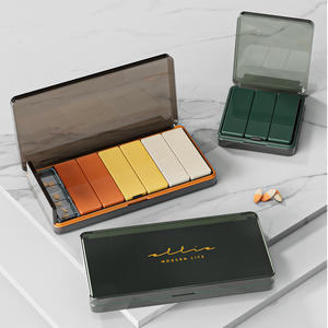 กล่องใส่ยาแบบรายสัปดาห์ 3 ครั้งต่อวัน กล่องยาขนาดใหญ่ 7 วัน กล่องจัดระเบียบยาสำหรับเดินทาง กล่องใส่ยา - Product Image 3