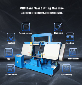 Automatic Metal <b>Cutting</b> Band Sawing Machine GWS4240 Horizontal Band Saw Machine Double Column Sawing Machine - Product Image 3
