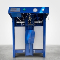 Machine de remplissage semi-automatique électrique pneumatique pour sacs en papier avec système de pesage quantitatif contrôlé par PLC et vanne à rotor