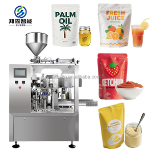 Chất Lỏng Thạch Nước Sốt Nước Trái Cây Nước Trái Cây Nước Sốt Cà Chua Nấu Ăn Làm Đầy Dầu Túi Doypack Giặt Chất Tẩy Rửa Đứng lên Premade Máy Đóng Gói Túi - Product Image 1